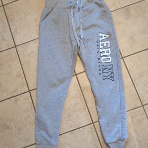 Aeropostale Gray 'AERO NY' Sweatpants 1987